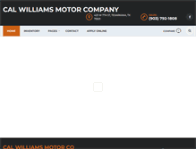 Tablet Screenshot of calwilliamsmotorco.com